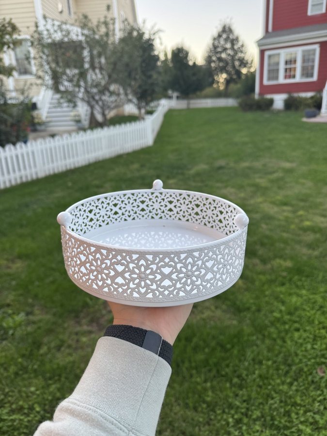 White Pierced Bowl